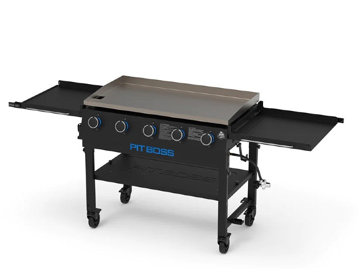 Pit Boss 5 Burner Gas Griddle w/ Folding Side Shelves