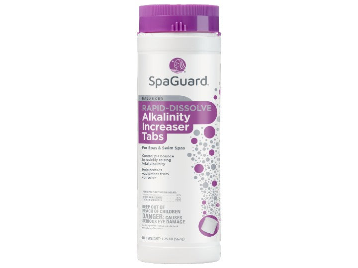 SpaGuard Rapid-Dissolve Alkalinity Increaser Tabs 1.25lb. - Leisure Time Inc.