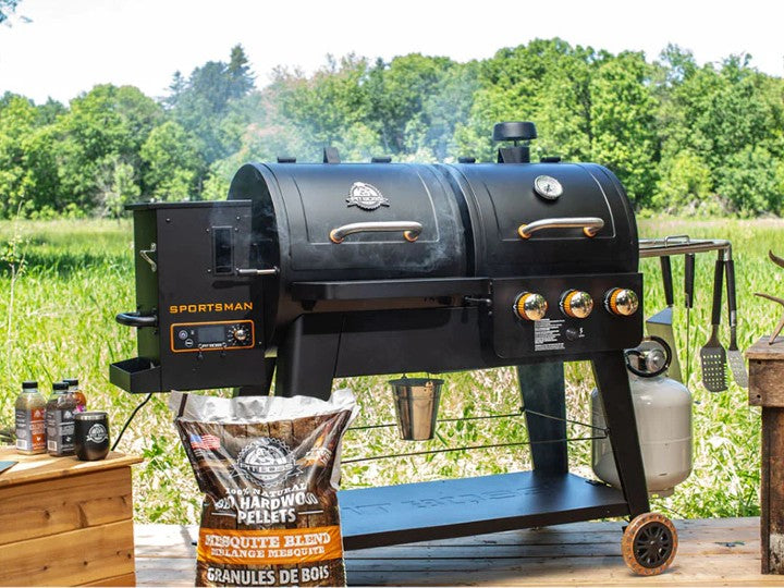 Pit Boss Sportsman PB1230SP Gas/Pellet Grill Combo
