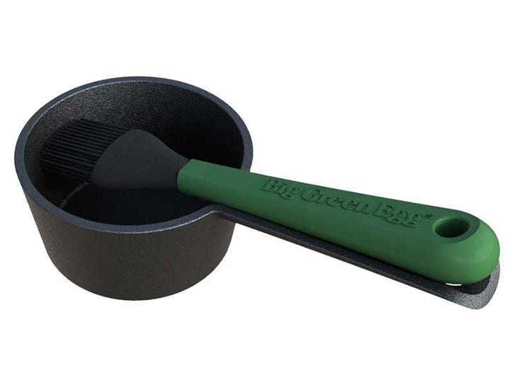 Big Green Egg Sauce Pot w/ Basting Brush - Leisure Time Inc.