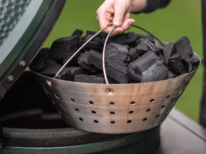 Big Green Egg Stainless Steel Fire Bowl (Large) - Leisure Time Inc.