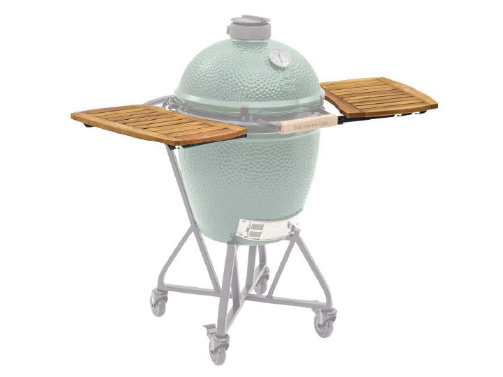 Big Green Egg Acacia Wood Egg Mates, 21" - Leisure Time Inc.