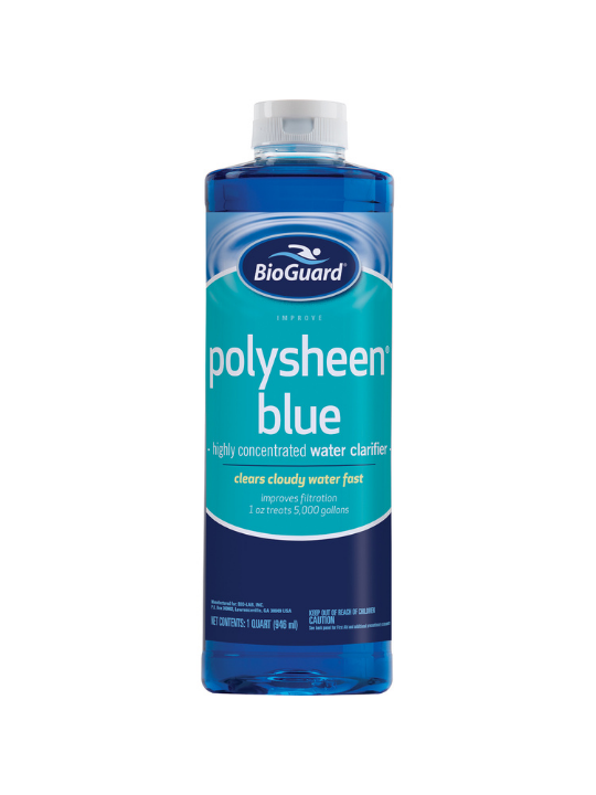 BioGuard Polysheen Blue - 1 Qt. - Leisure Time Inc.
