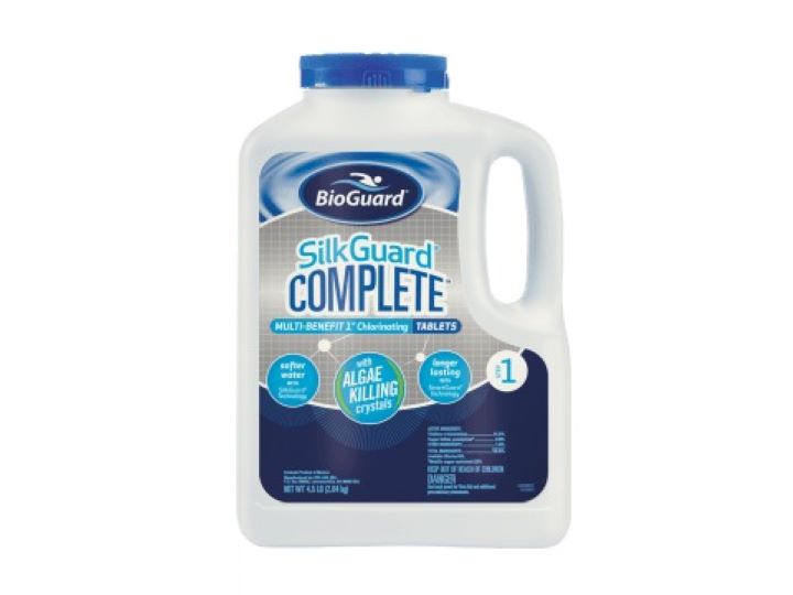 BioGuard SilkGuard Complete 1" Chlorinating Tablets - 4.5 lb. - Leisure Time Inc.