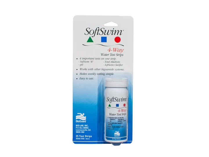BioGuard SoftSwim 4-Way Test Strips - Leisure Time Inc.