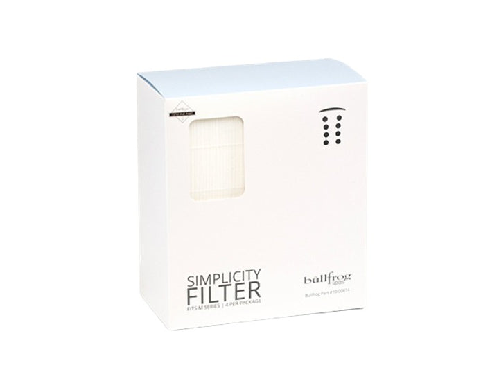 Bullfrog Simplicity™ Flat Filters for M Series (4 Pack) - Leisure Time Inc.