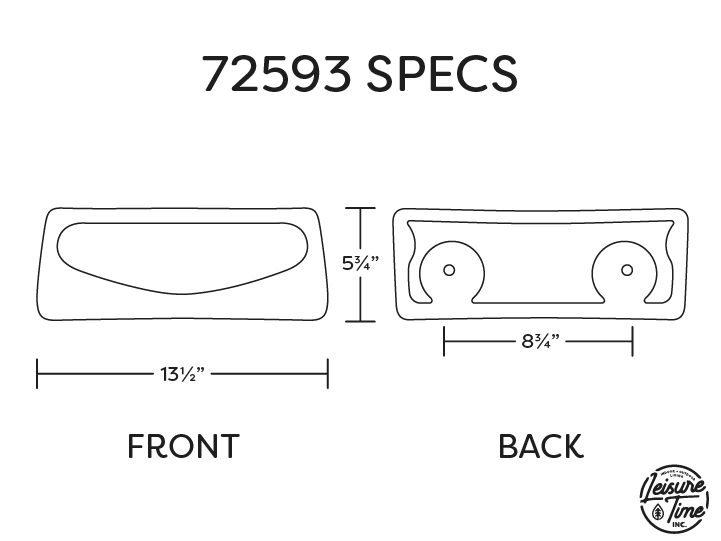 Caldera 72593 Spa Lounge Pillow - Leisure Time Inc.