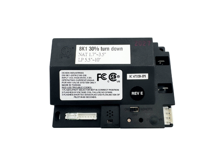 Hearth & Home 2166-338 Control Module IPI 30 Black
