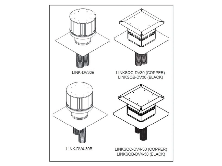 Hearth & Home Technologies - LINK-DV4-30B Gas Insert Liner Kit - Leisure Time Inc.