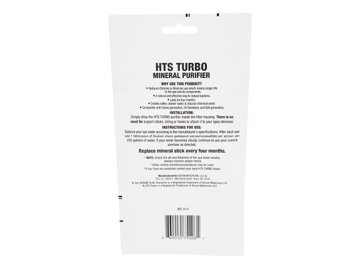 Hot Tub Serum Turbo Mineral Purifier