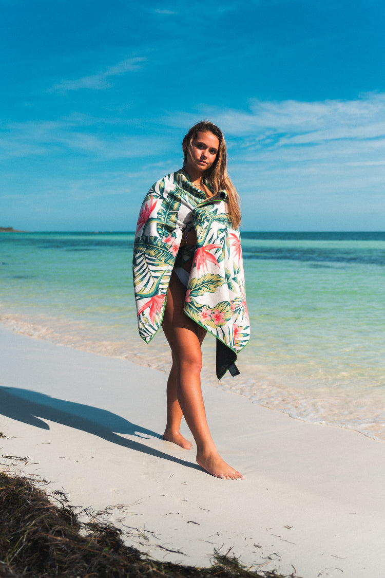 Nomadix Original Towel: Palms Pink