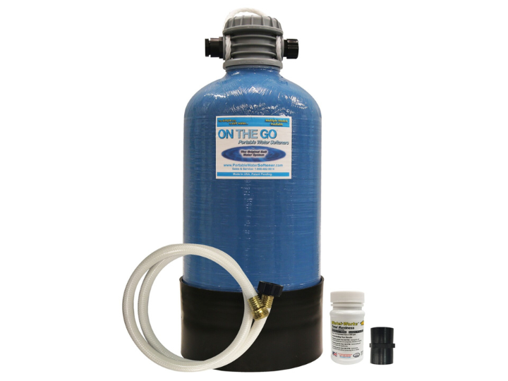 On The Go Double Standard Portable Water Softener - Leisure Time Inc.