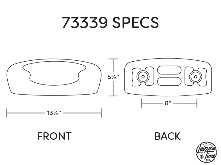 Hot Spring Highlife 73339 Spa Pillow (Grey) - Leisure Time Inc.