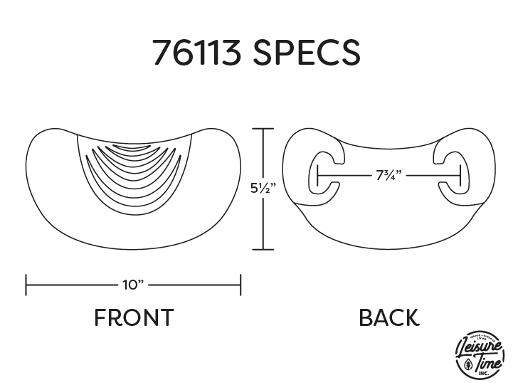 Hot Spring Hot Spot Acrylic 76113 Spa Pillow (Grey) - Leisure Time Inc.