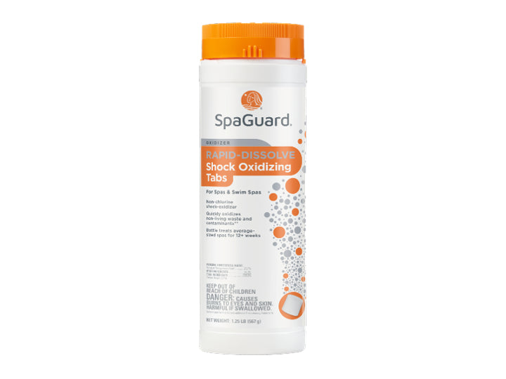 SpaGuard Rapid-Dissolve Shock Oxidizing Tabs - 1.25 lb. - Leisure Time Inc.