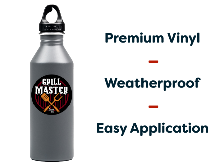 Grill Master Sticker - Leisure Time Inc.