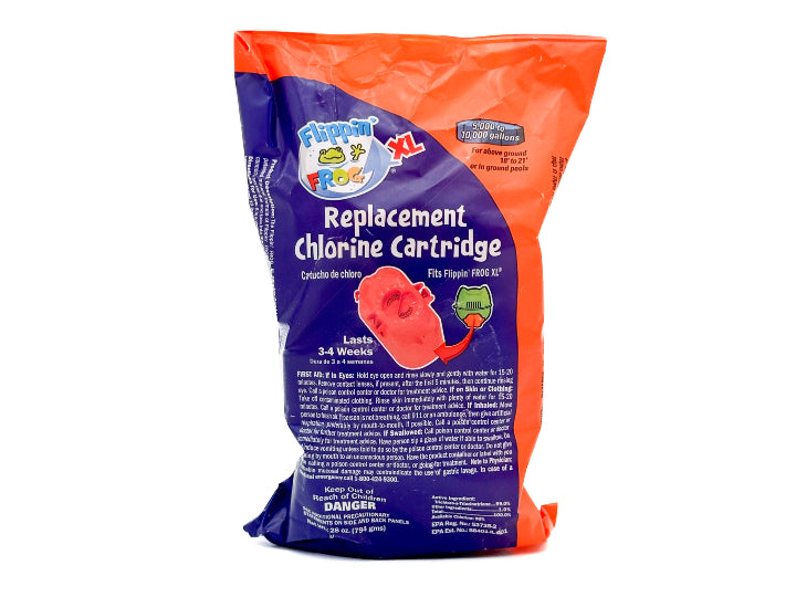 XL Frog Flippin' Frog Replacement Chlorine Cartridge - Leisure Time Inc.