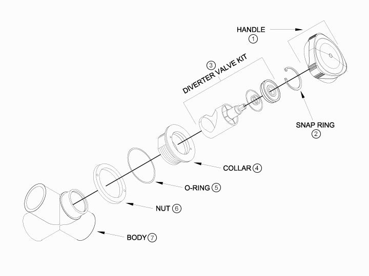 Hot Spring SmartJet Diverter Valve 78172 - Leisure Time Inc.