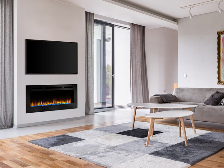 SimpliFire Allusion 60 Electric Fireplace - Leisure Time Inc.