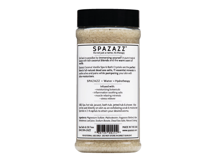 Spazazz Coconut Vanilla - Exotic - Leisure Time Inc.