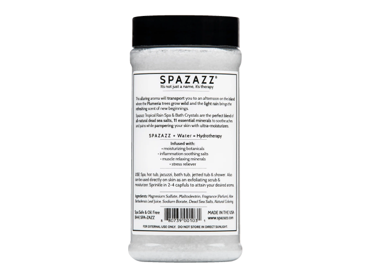 Spazazz Tropical Rain - Revitalize - Leisure Time Inc.