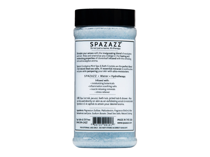 Spazazz Eucalyptus Mint - Stimulate - Leisure Time Inc.