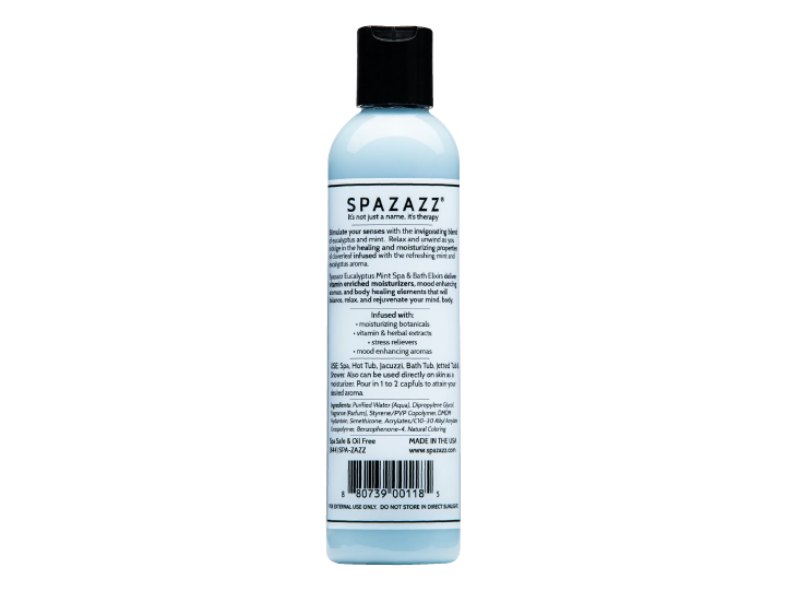 Spazazz Eucalyptus Mint Elixir - Stimulate - Leisure Time Inc.