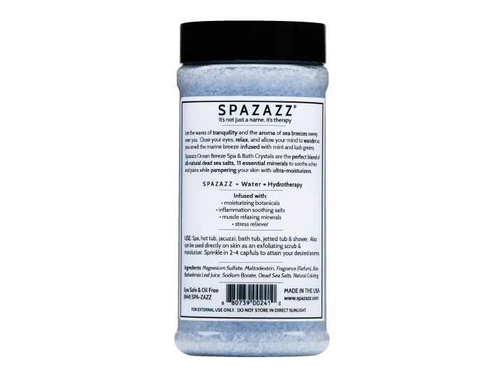 Spazazz Ocean Breeze - Tranquility - Leisure Time Inc.