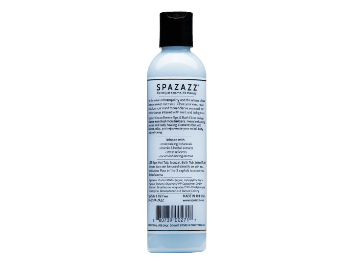 Spazazz Ocean Breeze Elixir - Tranquility - Leisure Time Inc.