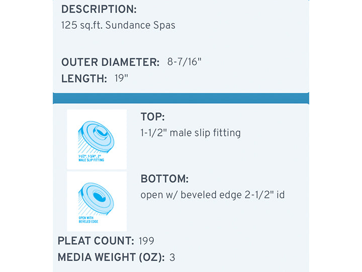 Unicel C-8326 Filter Cartridge - Leisure Time Inc.