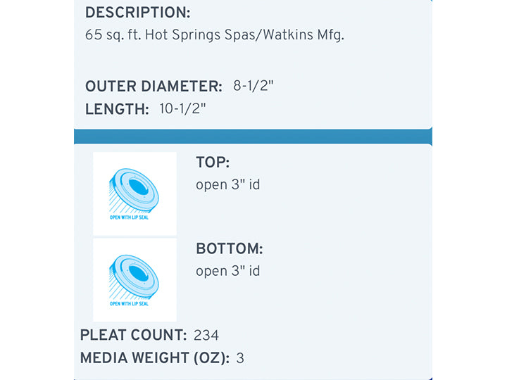 Unicel C-8465 Filter Cartridge - Leisure Time Inc.