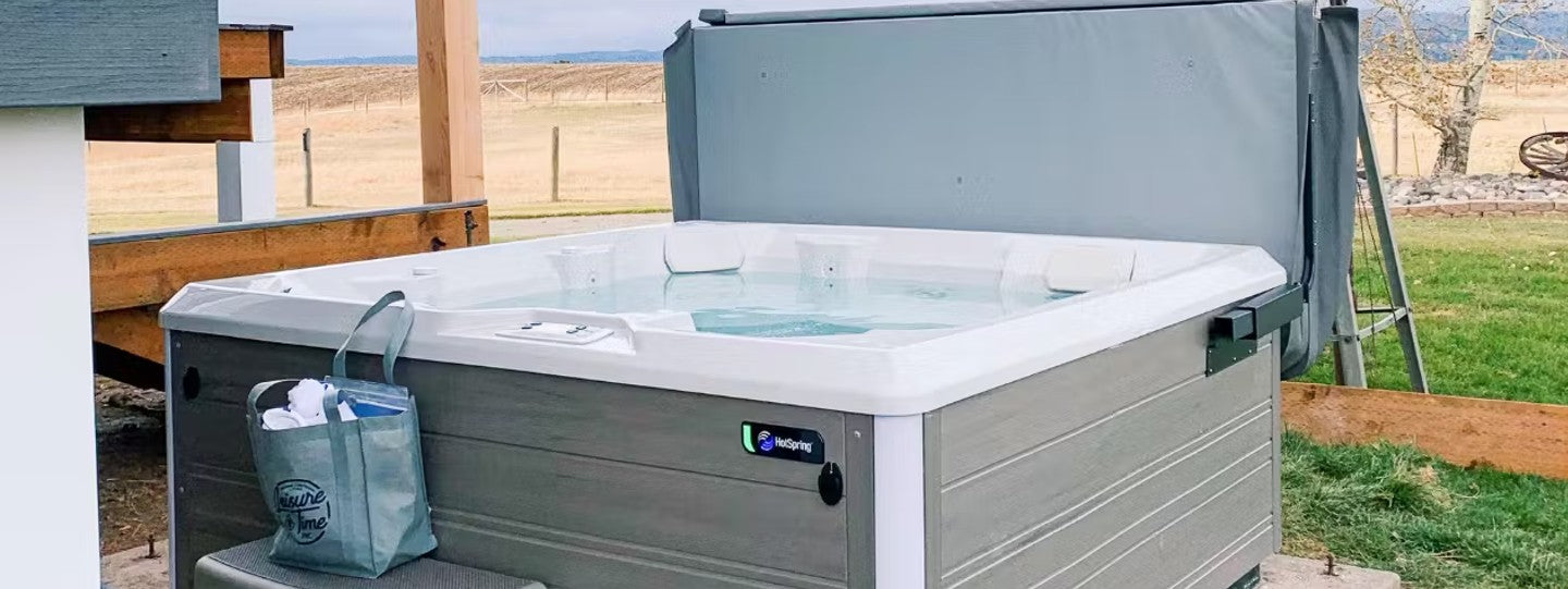 Open Hot Tub Outside