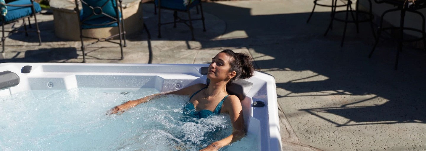 Lady in Hot Tub