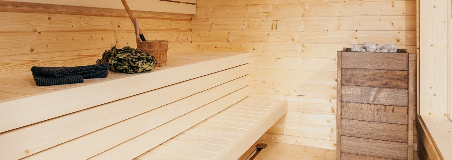 Inside of a Sauna