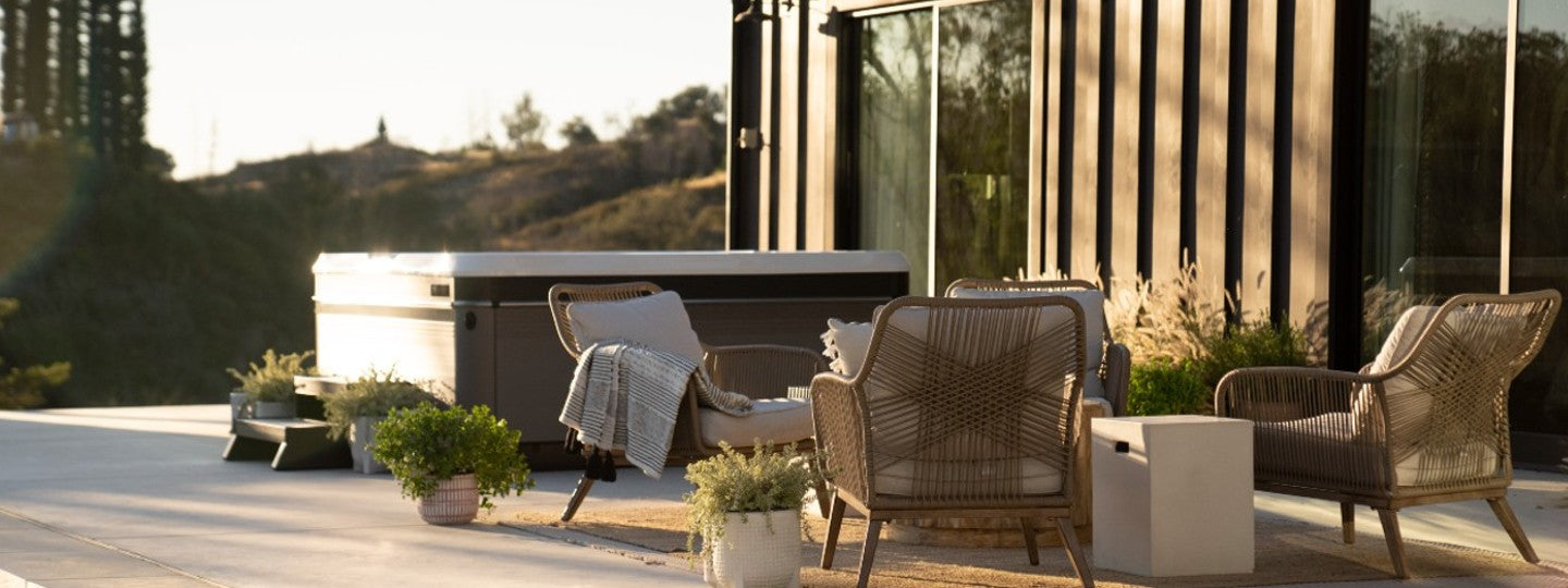 Hot Tub on Patio