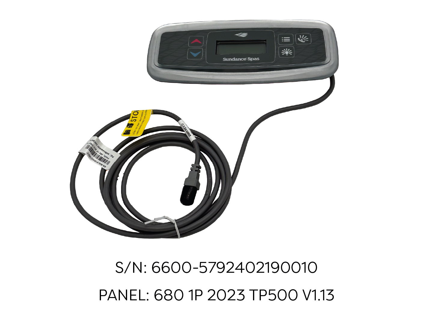Sundance® Spas 6600-579 Control Panel OPP 1 Pump 680 Series