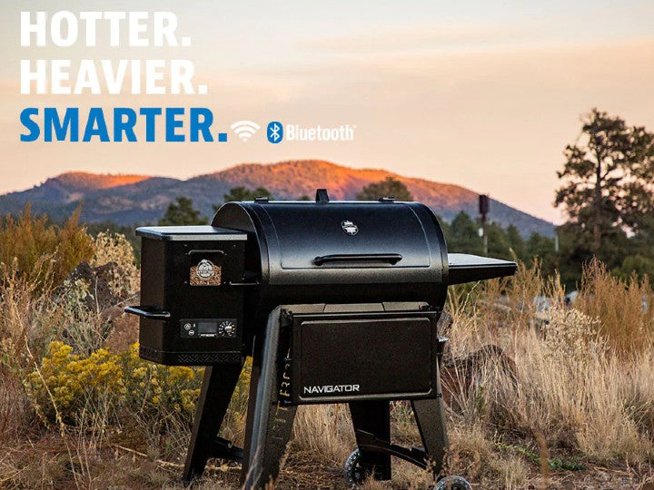 Pit Boss Navigator PB850GW Pellet Grill w/ Cover Wifi Leisure