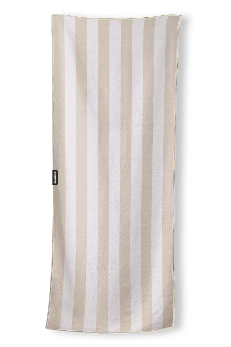 Nomadix Original Towel: Cabana Stripe Beige