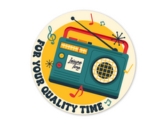 Retro Radio Sticker