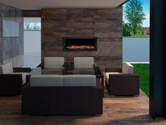 SimpliFire Forum 43 Outdoor Electric Fireplace