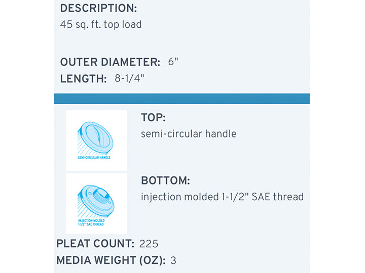 Unicel 6CH-940 Filter Cartridge - Leisure Time Inc.
